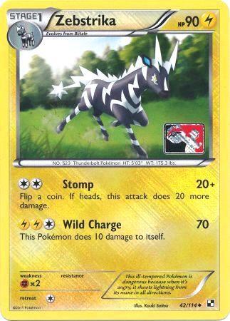 Black & White Zebstrika #42 League Promo